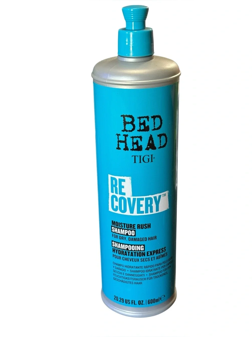 BedHead TIGI Recovery Moisture Rush Shampoo 20.29oz 600ml New